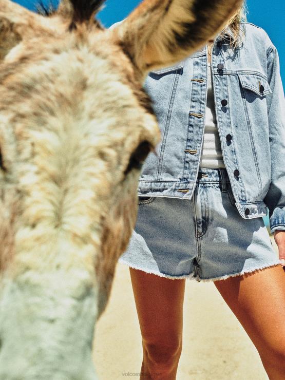 femmes Volcom glace short en jean coco ho ZJ48F913