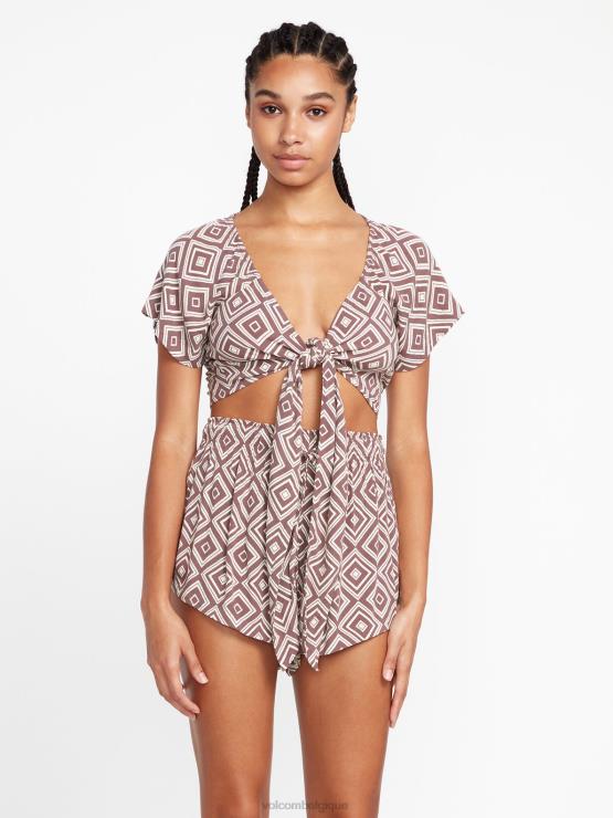 femmes Volcom gris ardoise short de rétrospectacle ZJ48F946