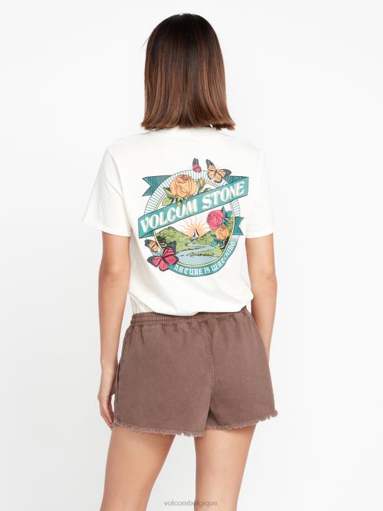 femmes Volcom gris ardoise short en pierre strutin ZJ48F938