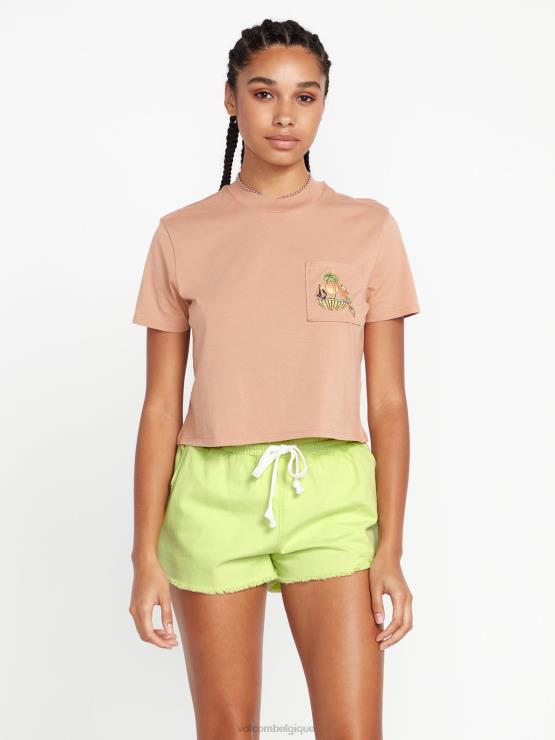 femmes Volcom île verte short en pierre strutin ZJ48F944