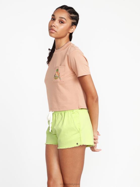femmes Volcom île verte short en pierre strutin ZJ48F944
