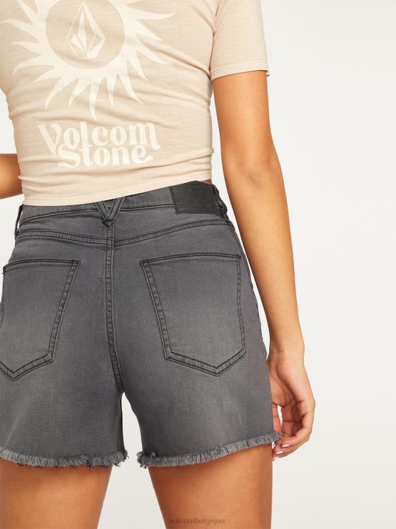 femmes Volcom millésime noir short hirsute stone step ZJ48F960