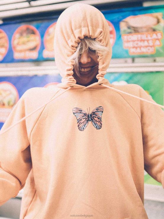 femmes Volcom argile sweat à capuche boyfriend vraiment ravi ZJ48F842