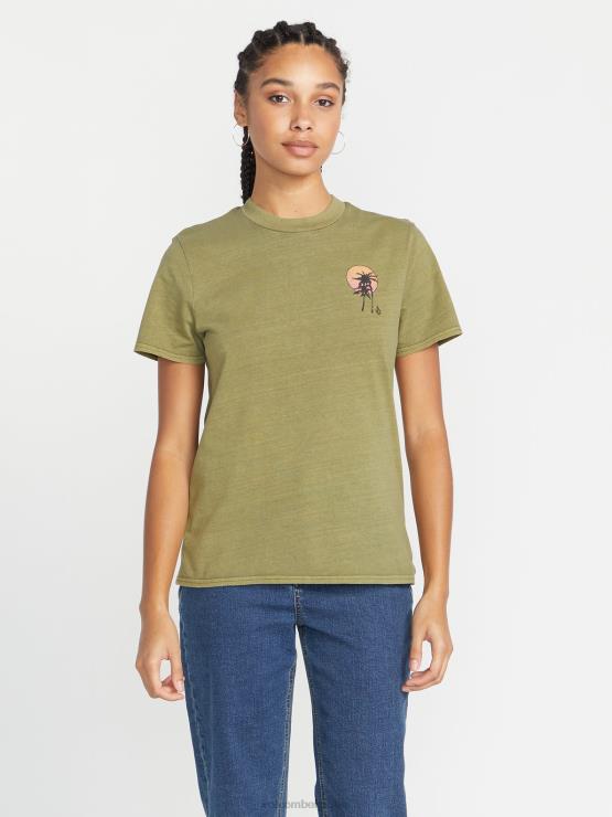 femmes Volcom mousse enfermez-le t-shirt à manches courtes ZJ48F784