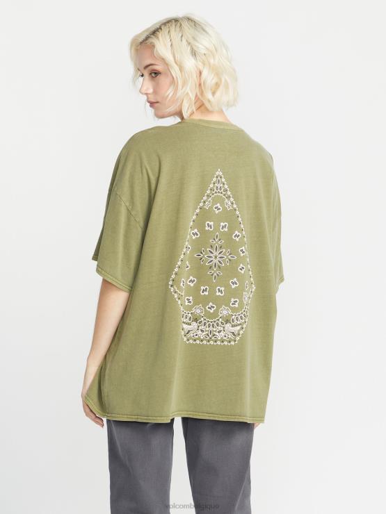 femmes Volcom mousse mes gars t-shirt à manches courtes ZJ48F789