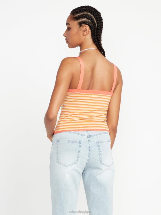 femmes Volcom multi la rayure est un débardeur ZJ48F811