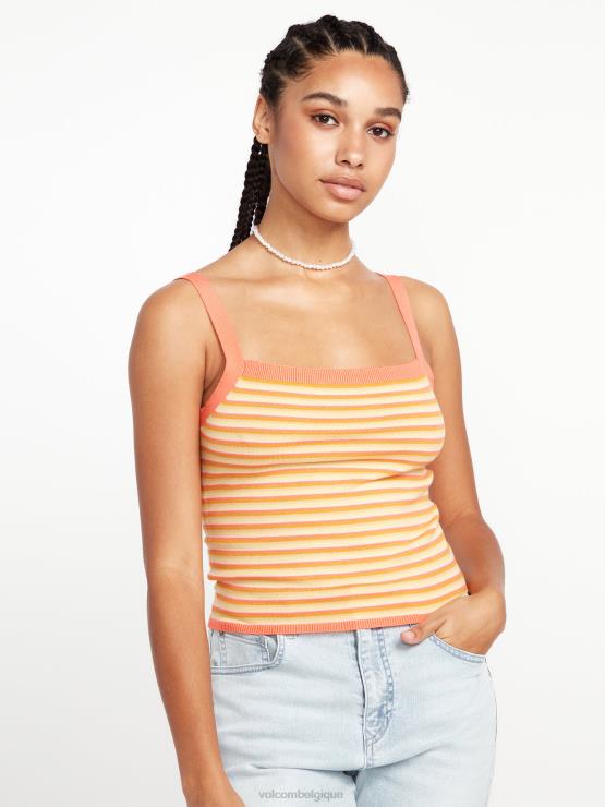 femmes Volcom multi la rayure est un débardeur ZJ48F811