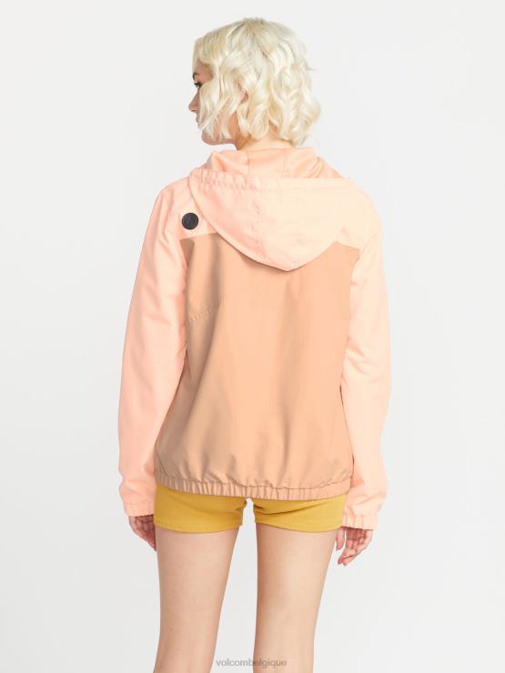 femmes Volcom corail veste en pierre ennemie ZJ48F903