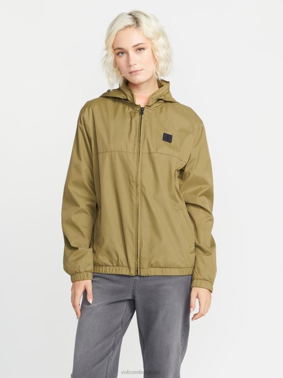 femmes Volcom mousse veste zippée Earth Tripper ZJ48F897