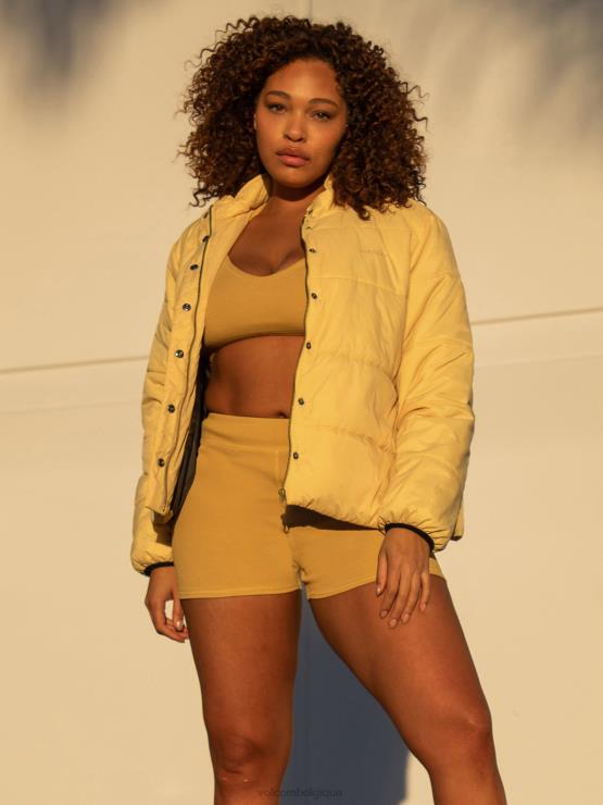 femmes Volcom poussière d\'or veste bouffante pas assez ZJ48F890