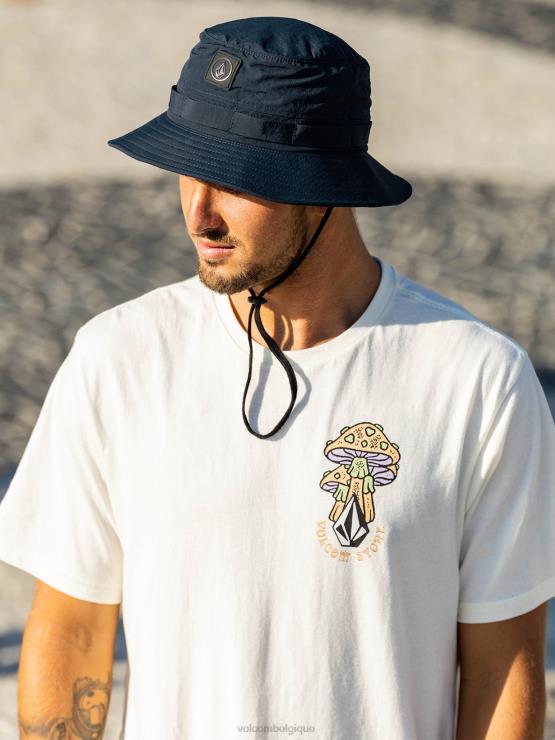 Hommes Volcom marine chapeau boonie ventilateur ZJ48F371