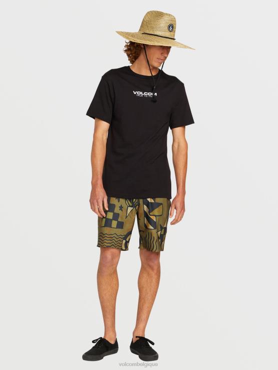 Hommes Volcom naturel chapeau de paille quart ZJ48F388