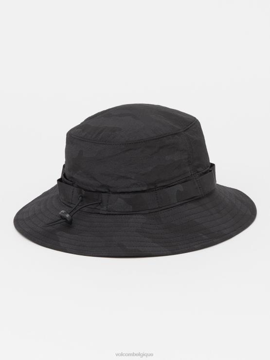 Hommes Volcom noir chapeau boonie pile balaram surf vitals ZJ48F361