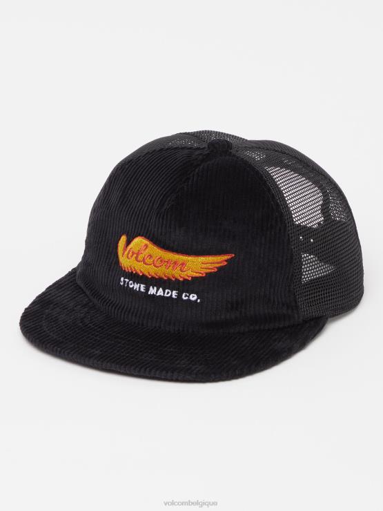 Hommes Volcom noir chapeau de fromage en pierre ZJ48F400