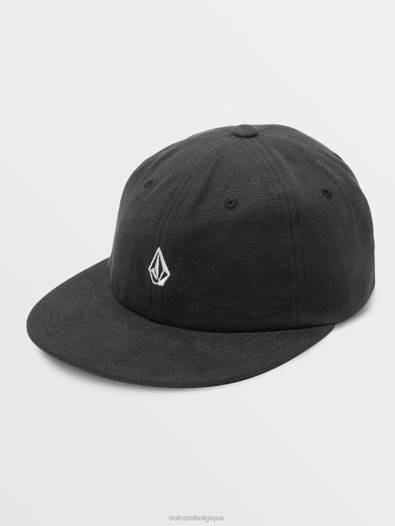 Hommes Volcom noir chapeau de papa en pierre pleine ZJ48F407