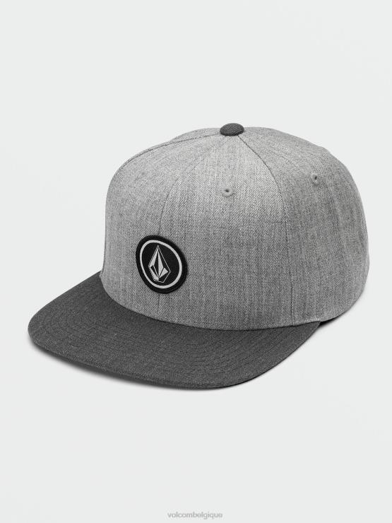 Hommes Volcom noir chiné chapeau en sergé ZJ48F402