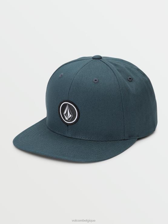 Hommes Volcom service bleu chapeau en sergé ZJ48F397