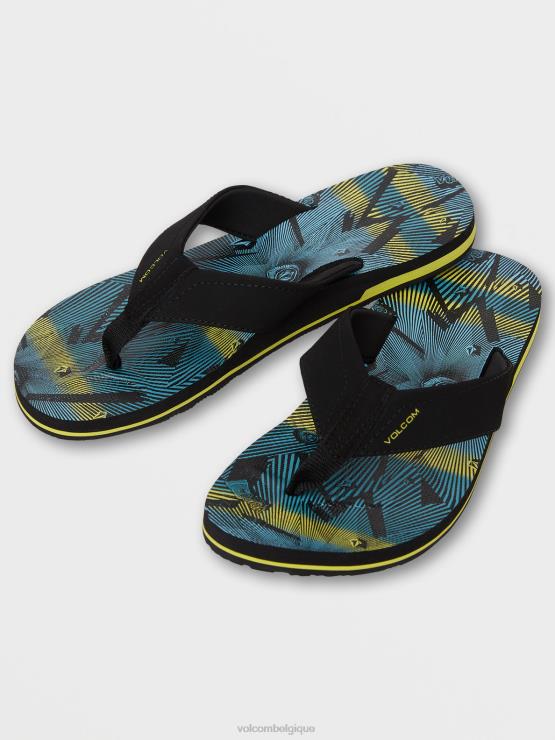 Hommes Volcom chaux sandales vainqueur ZJ48F621