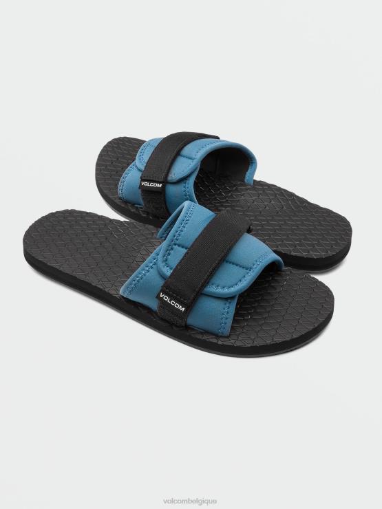 Hommes Volcom marine sandales à glissière eco inclinables ZJ48F616