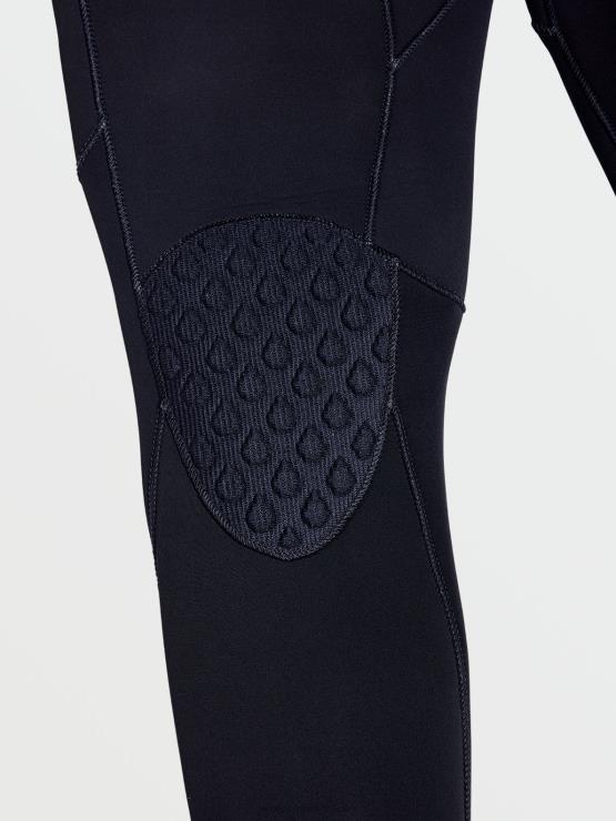 Hommes Volcom noir modulateur 4/3mm combinaison Chestzip à capuche ZJ48F639