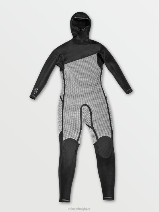 Hommes Volcom noir modulateur 5/4/3mm cagoule chestzip fullsuit ZJ48F641