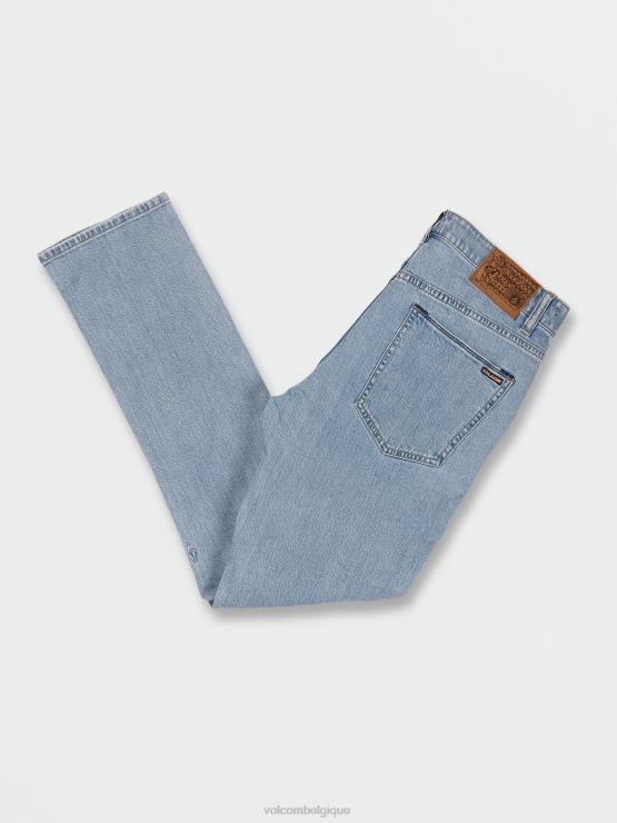 Hommes Volcom bleu pâle jean slim vorta ZJ48F351