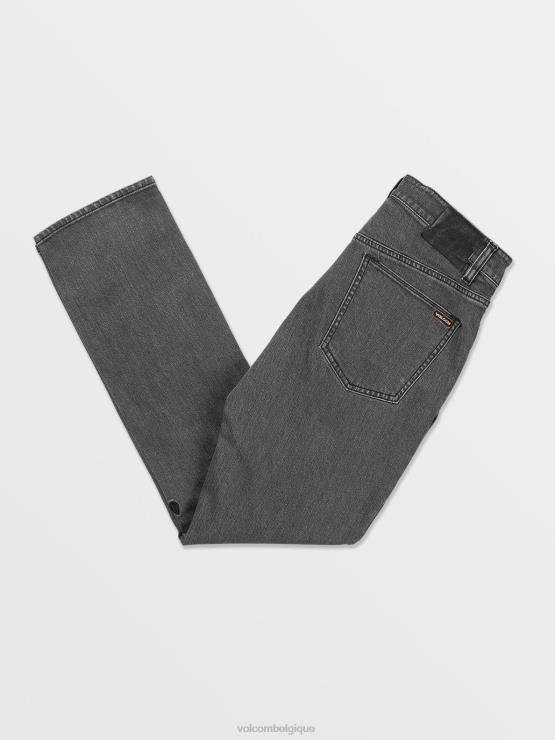 Hommes Volcom gris enzyme facile pantalon en jean vorta ZJ48F354