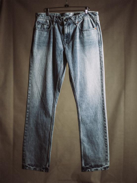 Hommes Volcom indigo sableux pantalon en jean vorta ZJ48F342