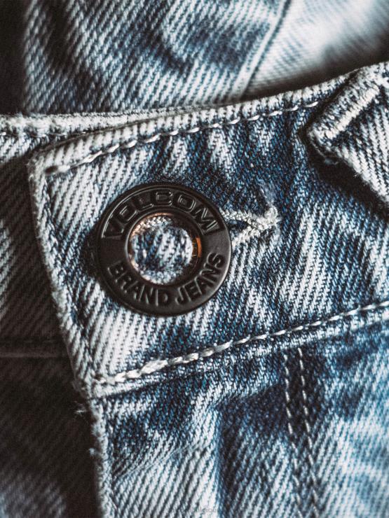 Hommes Volcom indigo sableux pantalon en jean vorta ZJ48F342