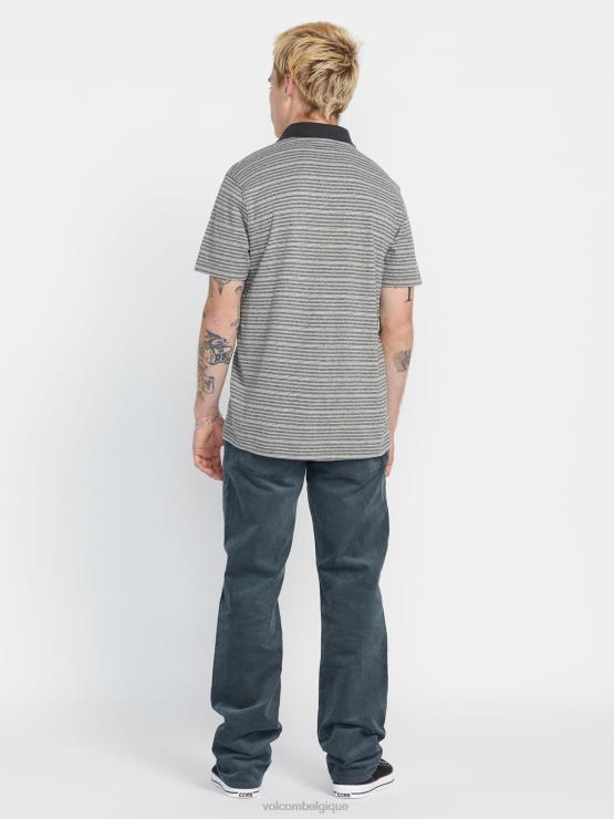 Hommes Volcom ardoise foncée pantalon en velours côtelé à 5 poches ZJ48F319