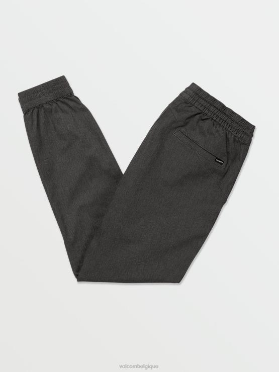 Hommes Volcom bruyère anthracite frickin pantalon de jogging slim ZJ48F328
