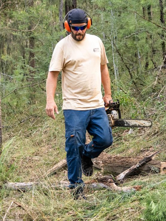 Hommes Volcom marine pantalon de travail léger au mètre ZJ48F323