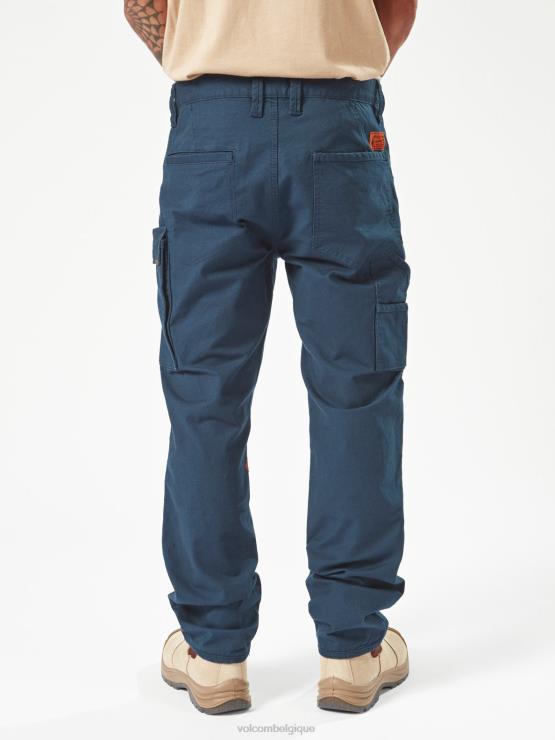 Hommes Volcom marine pantalon étrier de travail ZJ48F296