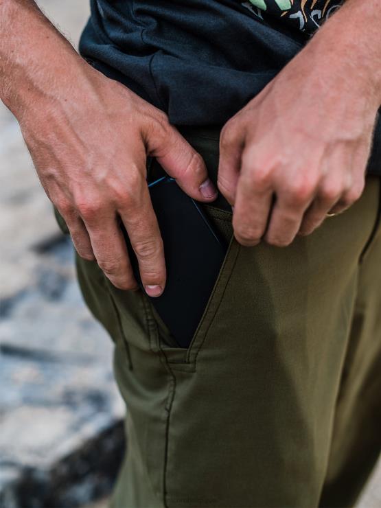 Hommes Volcom mousse d\'hiver pantalon skate vitals alec majerus ZJ48F314