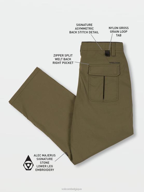 Hommes Volcom mousse d\'hiver pantalon skate vitals alec majerus ZJ48F314