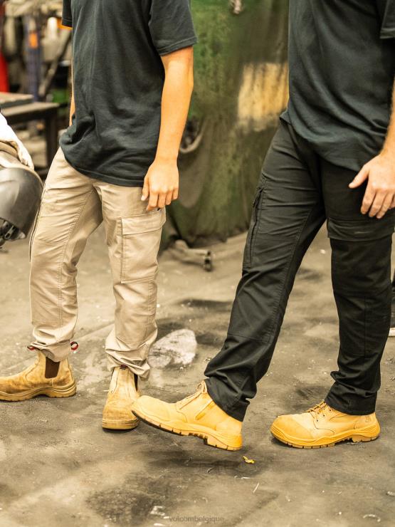 Hommes Volcom noir pantalon de travail léger au mètre ZJ48F309