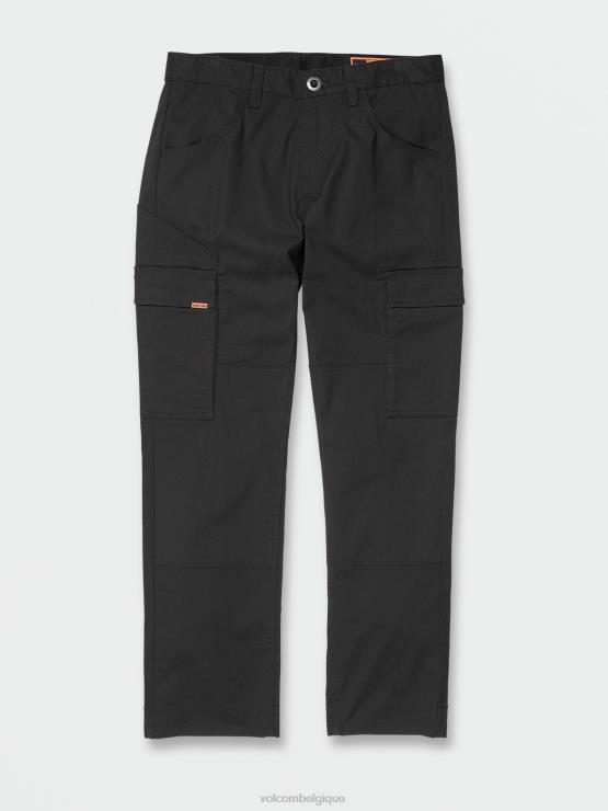 Hommes Volcom noir pantalon de travail léger au mètre ZJ48F309