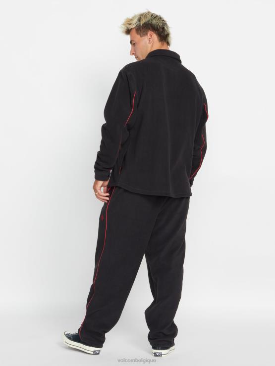 Hommes Volcom noir pantalon taille élastique jack robinson surf vitals ZJ48F335