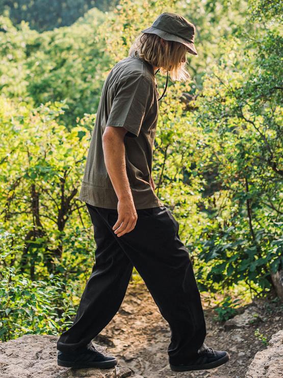 Hommes Volcom pirate noir pantalon skate vitals alec majerus ZJ48F316