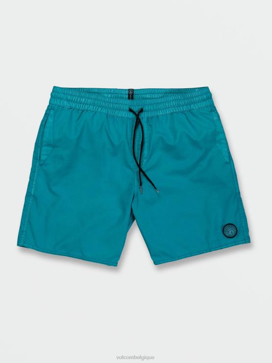 Hommes Volcom bleu électrique caleçon central à taille élastique ZJ48F274