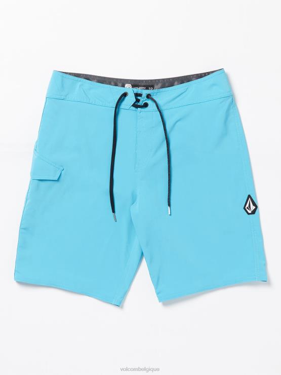 Hommes Volcom bleu turc troncs solides mod lido ZJ48F263