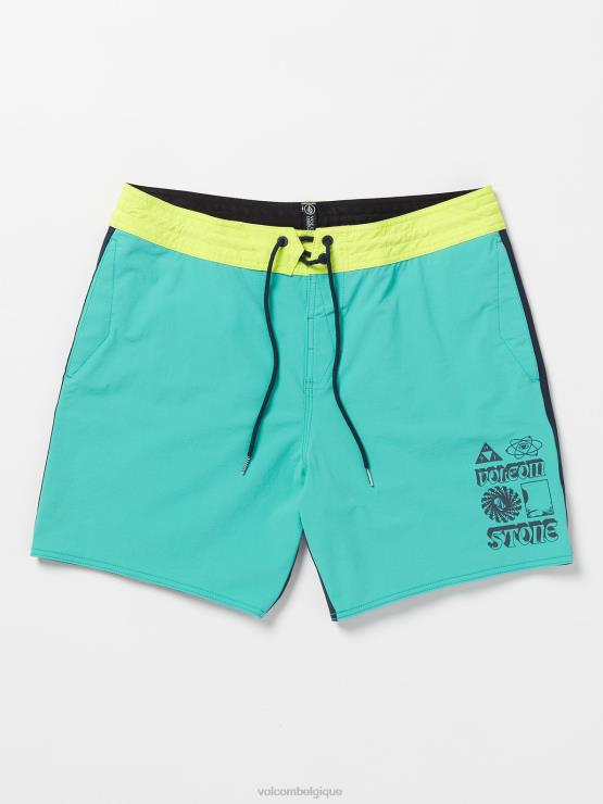 Hommes Volcom méditerranéen troncs libérateurs de temps d'arrêt ZJ48F265