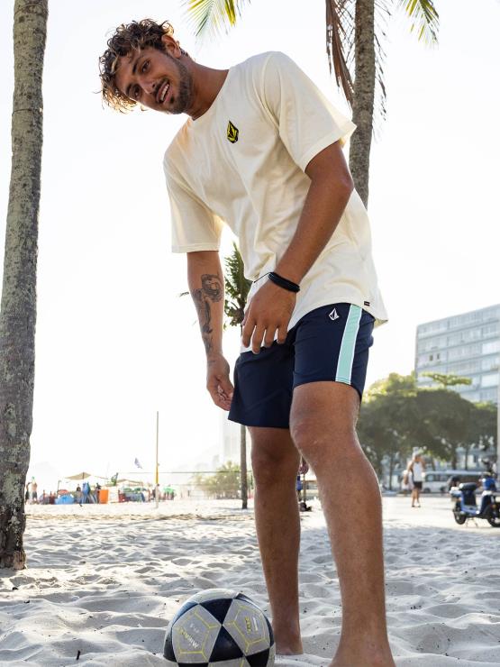 Hommes Volcom marine malles libératrices rangées ZJ48F253