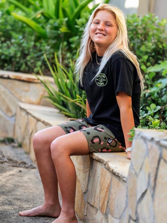 Hommes Volcom militaire fêtards en pierre troncs stoney ZJ48F255