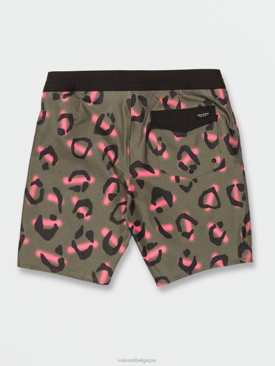 Hommes Volcom militaire fêtards en pierre troncs stoney ZJ48F255