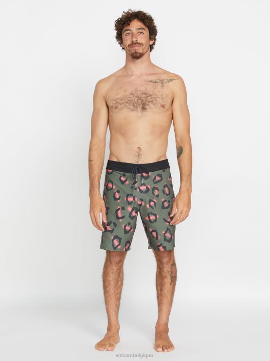 Hommes Volcom militaire fêtards en pierre troncs stoney ZJ48F255