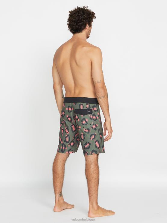Hommes Volcom militaire fêtards en pierre troncs stoney ZJ48F255