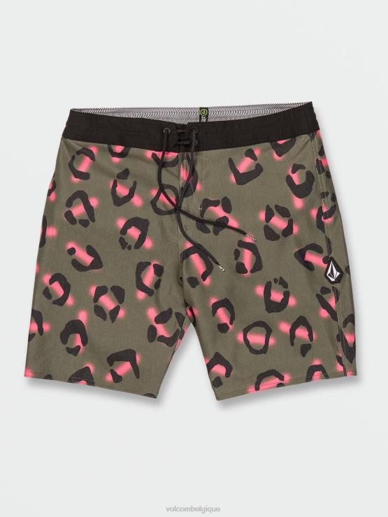 Hommes Volcom militaire fêtards en pierre troncs stoney ZJ48F255