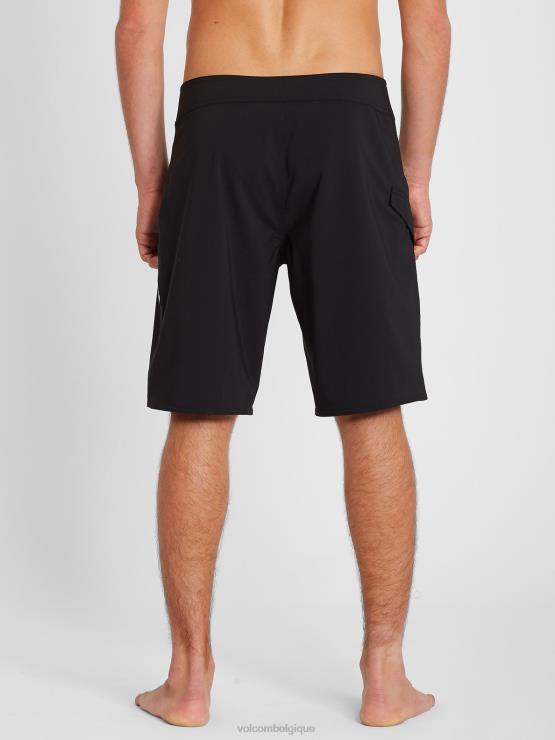 Hommes Volcom noir boxer lido solid mod-tech ZJ48F283