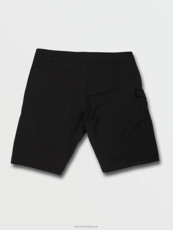 Hommes Volcom noir boxer lido solid mod-tech ZJ48F283